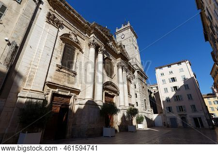 Cathedral Sainte-marie De La Seds In Toulon, France.