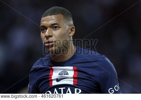 Kylian Mbappe Of Paris Saint-germain Fc During The  Uefa Champions League Group H Match Beetween Par