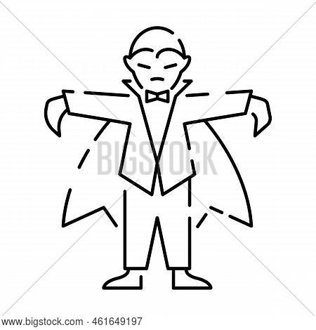 Frankenstein Thin Line Icon, Halloween And Monster, Zombie Sign, Vector Graphics, A Linear Pattern O