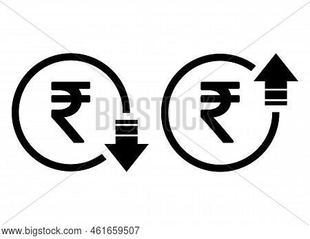 Set Cost Symbol Rupee Vector & Photo (Free Trial) | Bigstock