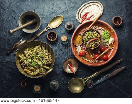 Kitchari, A Spicy Vegetarian Dish