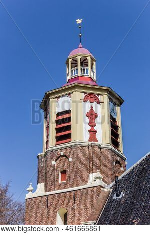 Tower Of The Historic Church Of Midwolda, Netherlands