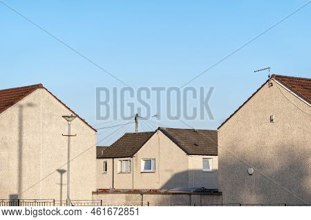 Council Flats In Poor Housing Estate With Many Social Welfare Issues In Linwood