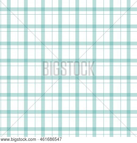 Checkered Square Seamless Pattern Symmetrical Blue Background For Textile Design