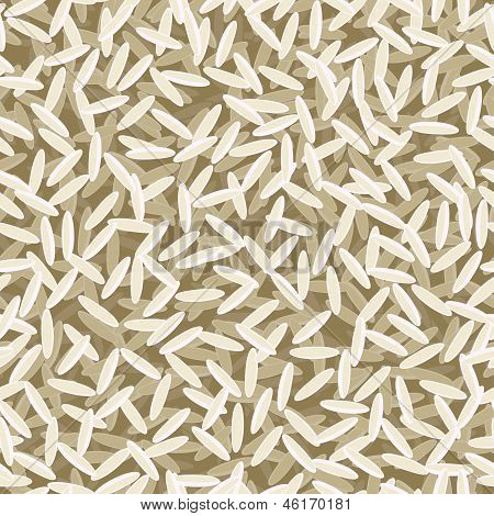 Patrón sin costuras de arroz Vector