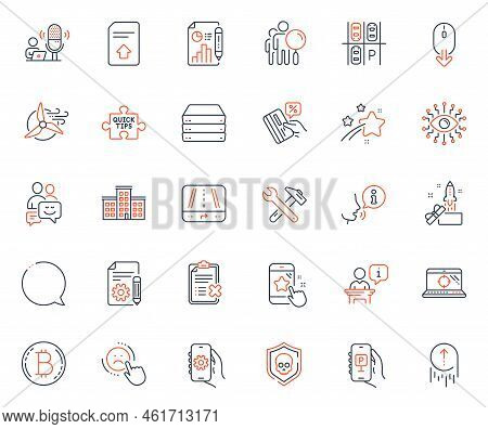 Technology Icons Set. Included Icon As Gps, Spanner Tool And Communication Web Elements. Bitcoin, Sw