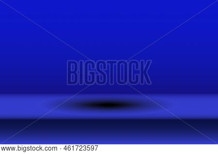 Blue Background Reflection. Vector Illustration. Stock Image.