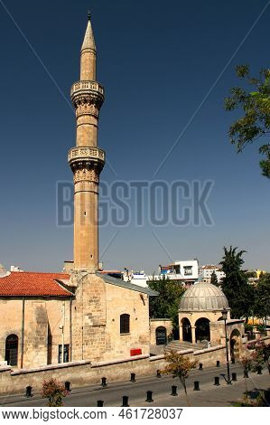 View Of The Sirvani Mosque In The Historical Part Of Gaziantep In Southeast Turkey