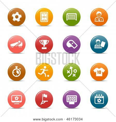 Puntini colorati - calcio e Sport icone