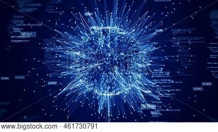 Big Data Collection Technology Concept It Is A Powerful Computing System That Can Handle Huge Amount