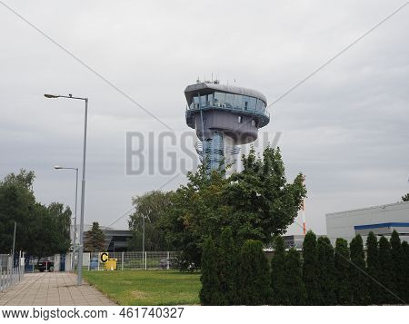Control Tower At Stefanik Airport In Bratislava