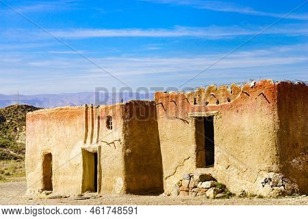 Movie Location, Film Village El Chorrillo In Sierra Alhamilla, Spain. Tourist Attraction