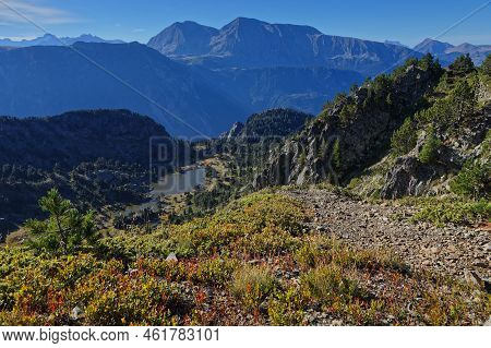 Lake Achard Form The Top Of Chamrousse Mountain