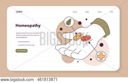 Choice Between Evidence-based Medicine And Homeopathy Web Banner