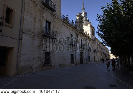 El Burgo De Osma (spain), September 5, 2022. Old Hospital. It Is A Town In The Province Of Soria (ca