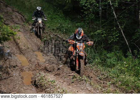 Republic Of Karelia, Russia - Circa June, 2022: Off-road Tournament Ladoga Trophy 2022 In Karelia. A