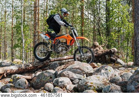 Republic Of Karelia, Russia - Circa June, 2022: Off-road Tournament Ladoga Trophy 2022 In Karelia. M