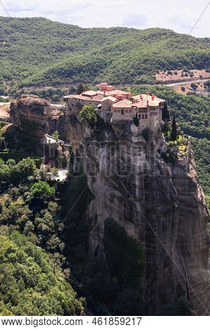 The Monastery Of St Varlaam Is Eastern Orthodox Monastery, Part Of Meteora Monastery Complexes. It S