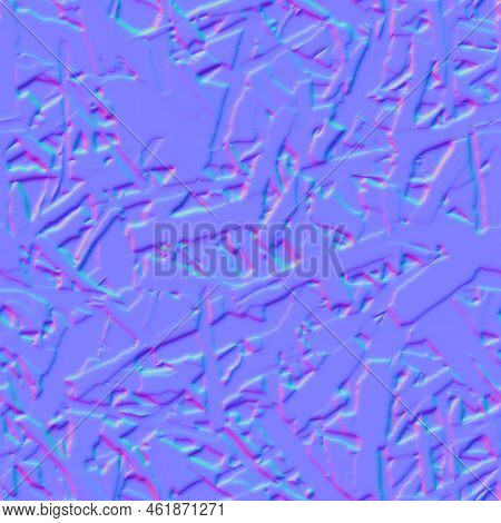 Normal Map Of Osb Seamless Pattern 3d Rendering