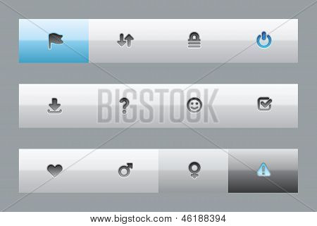 Interface Buttons For Signs