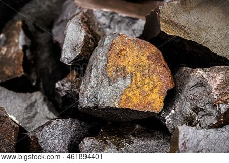 Iron Ore, Rocks From Which Metallic Iron Can Be Obtained, Iron Extracted From Magnetite, Hematite Or