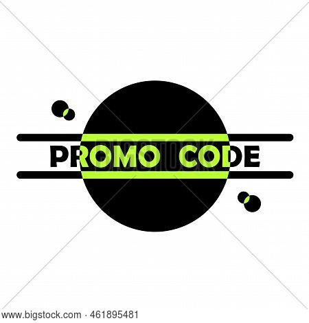 Modern Design Template With Promo Code. Sale Label. Business Concept. Discount Badge Shape. Vector I