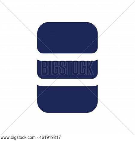 Data And Storage Management Black Glyph Ui Icon. Cache. Device Memory Capacity. User Interface Desig