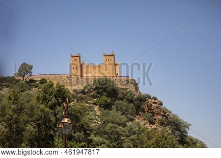 The Kasbah Castle In The Middle Atlas And The Tadla Plain Of Morocco Protecting The Moroccan City Of