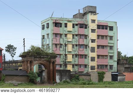 Howrah, West Bengal, India - 26th October 2020 : Newly Built Residential High Rise Flats , Real Esta