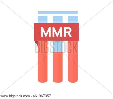 Mmr Vaccine. Hfmd - Hand Foot And Mouth Disease. Viral Diseases With Hand Infected Logo Design. Vacc