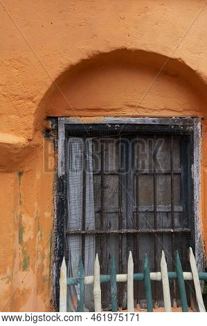 Howrah, West Bengal, India - 26th October 2020 : Newly Coloured Part Of Andul Rajbarhi , A Palace Or