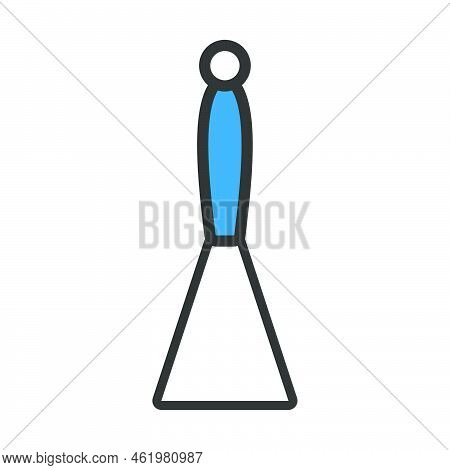 Potato Masher Icon. Editable Bold Outline With Color Fill Design. Vector Illustration.