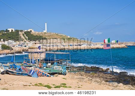 Panoramic view of Santa Maria di Leuca. Puglia. Italy.