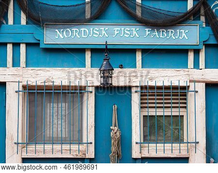 Rust, Germany - September 1, 2022: Nordic Fish Factory In Europa-park, The Largest Theme Park In Ger