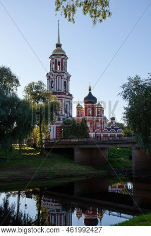 Orthodox Resurrection Cathedral In Staraya Russa, Russia.