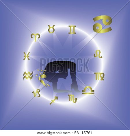 Horoscope circle