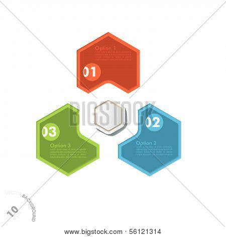 Modern style step banner - Vector illustration - for workflow layout, diagram, number options, step