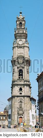 Clerigos Tower In Porto, Portugal