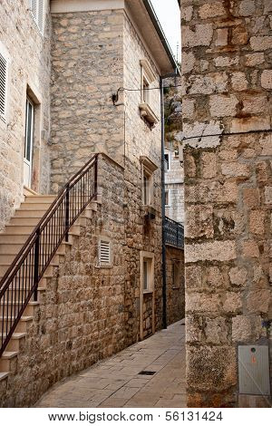 beauty of medieval croatia village,