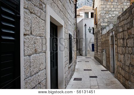 beauty of medieval croatia village,