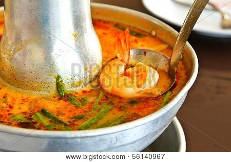 Tom Yum Goong Soup, Fire Pot