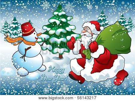 Santa_snowman