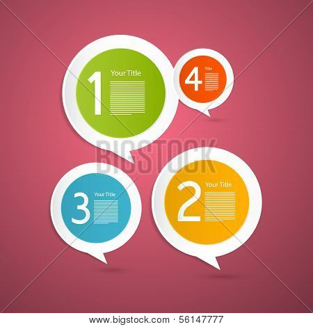 Vector Progress Steps For Tutorial, Infographics