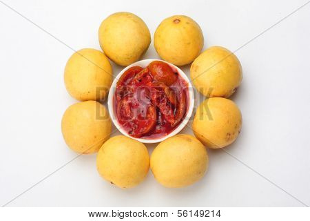 Spicy  lime pickle