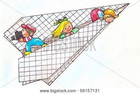 Children In Plane