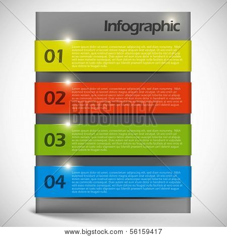 Vector abstracte achtergrond infographic sjabloon