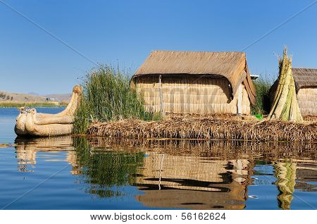 Titicaca Lake, Peru, Floating Islands Uros