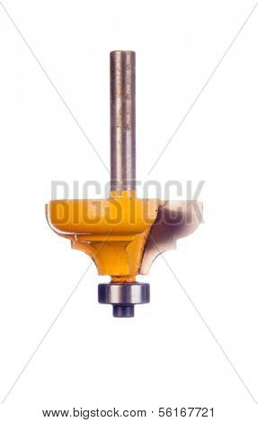 Classic router Bit isolated on a white background