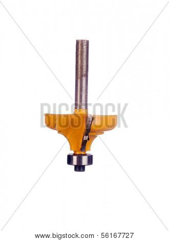 Roman Ogee router Bit isolated on a white background