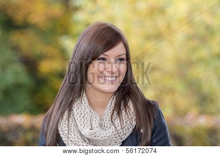 Beautiful Woman With A Wonderful Smile